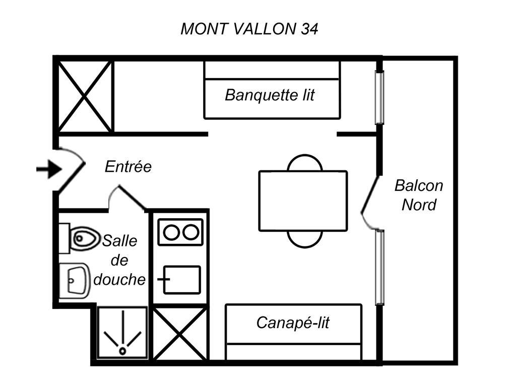 Residence Mont Vallon Meribel Exterior photo